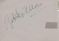 Elizabeth Allen Caroll Levis Double Hand Signed Autograph Page