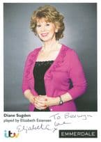 Elizabeth Estensen as Diane Blackstock Emmerdale Hand Signed Photo