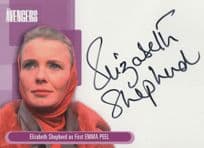 Elizabeth Shepherd The Avengers Hand Signed Autograph Photo Card