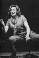 Elizabeth Spriggs in A Delicate Balance 1969 Aldwych Shakespeare Postcard