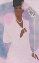 Ella Fitzgerald American Jazz Big Band Music Singer Quotation Postcard