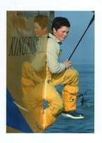 Ellen MacArthur French Yacht Race Kingfisher Reuters 12x8 Hand Signed Press Photo