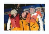 Ellen MacArthur French Yacht Race Reuters 12x8 Hand Signed Press Photo