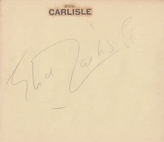 Elsie Carlisle Jack Jackson Jazz Singer Big Band Leader Hand Signed Autograph s