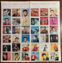 Elvis Presley RCA Record Covers FDC Limited Edition 36 Stamp Block