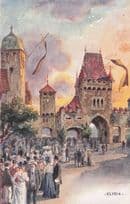 Elysia Austria 1906 Exhibition Painting Postcard