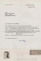 Emil Karl Frey German Lung Surgery Pioneer Hand Signed Letter