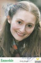 Emily Dingle Emmerdale Farm Hand Signed Cast Card