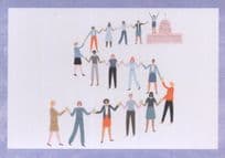 Emilys List Ellen R Malcolm Democrat Political Action Committee Painting Postcard