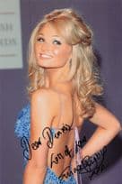 Emma Rigby 2007 Soap Awards 12x8 Hand Signed Photo
