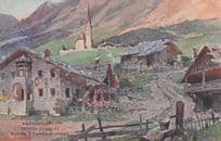 Empress Hall Tyrolian Village Austria 1906 Exhibition Old Postcard