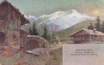 Empress Hall Tyrolian Village Austria Rare 1906 Exhibition Old Postcard