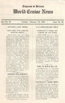 Empress Of Britain Ship 16th February 1932 Old News Guide Detroit Ford Cars