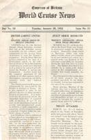 Empress Of Britain Ship 26th January 1932 Old News Guide Jewish Order