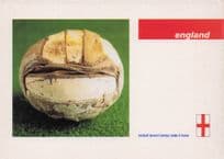 England Football World Cup Disaster Tony Blair Ball Comic Postcard