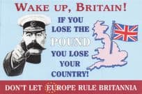 England Save Your Country From The Euro Protest Map Postcard