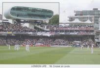 England Vs West Indies 2007 Lords Cricket London Postcard