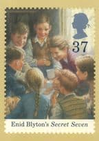 Enid Blyton Secret Seven Book RMPQ Stamp Rare Postcard