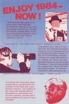 Enjoy 1984 Now Police Bill Telescope Political Humour Postcard