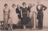Entertainers Troupe All Named Live at York Music Hall Old Postcard