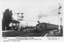 Epsom Train Station in 1926 Pamlin Prints Railway RPC Postcard