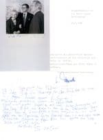 Erika Cremer WW2 German Gas Scientist Hand Signed Letter & Photo