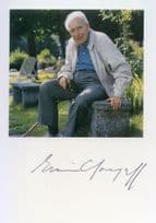 Erwin Chargoff DNA Austrian Jewish Biologist Scientist Hand Signed Photo