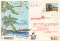 Escape From New Britain RAF Escaping Society CAPTAIN Hand Signed FDC