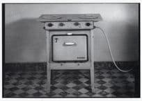 Eskimo Baulmes Switzerland 1930s Old Kitchen Gas Oven Cooker Art Photo Postcard