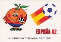 Espana Football World Cup 82 Spain 1982 Postcard
