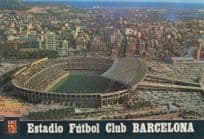 Estadio Futbol Club Barcelona Spanish Rare Stadium Postcard