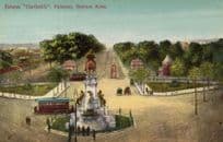 Estatua Garibaldi Palermo Buenos Aires Old Argentina Monument Postcard