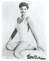 Esther Williams Stunning Large 10x8 Hand Signed Photo