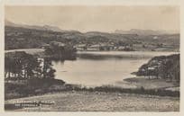 Esthwaite Water Langdale Pikes Antique Cumbria Postcard