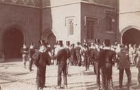 Eton College Top Hat Parade Outside Party Speech Antique Windsor RPC Postcard