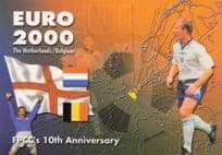 Euro 2000 Football Heidless Chicken Twins Netherlands Belgium Postcard