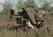 Euro Missile Milan Italy Gun Italian Military Postcard
