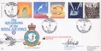 Europa Peace & Freedom Military Squadrons Of The Royal Air Force Hand Signed FDC