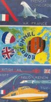 Eurotunnel Limited 300 John Storey Balloon British Airways 3x Postcard s