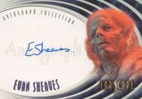 Evan Sheaves Farscape Hand Signed Autograph Card Photo
