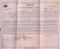 Evansville Morris Plan Company USA 1922 Old Loan Letter
