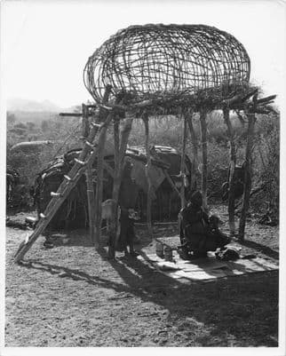Ewaso Ngiro Samburu Stilt House Kenya Africa Vintage 10x8 Press Photo