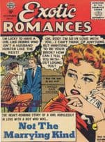 Exotic Romances 1950s Comic Book I Wont Marry Marriage Postcard