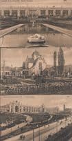 Exposition De Bruxelles 1910 Section Francaise Allemande Grand Palais Postcard s