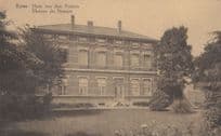 Eyne Huis van den Notaris Belgium Old Postcard