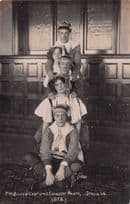 F.G.Bowes Costume Concert Party Italian Entertainers Old RPC Postcard