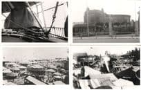 Fairground The Mermaid Thrill Rides Fair Staff Aerial 4x Vintage Photo s