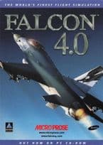 Falcon 4.0 Flight Simulator PC Game Launch Advertising Postcard