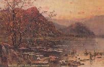 Falcon Crag Lodore Cumbria Vintage Tucks Postcard