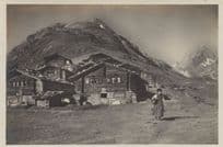 Faldumalp Switzerland Antique Postcard